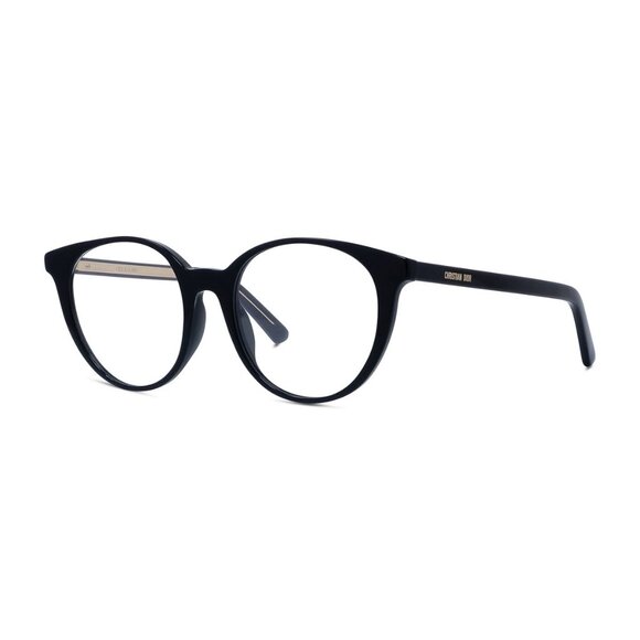 NEW AUTHENTIC DIORSPIRITO RI 1000 BLACK CLEAR ROUND WOMEN DIOR EYEGLASSES - Picture 1 of 3